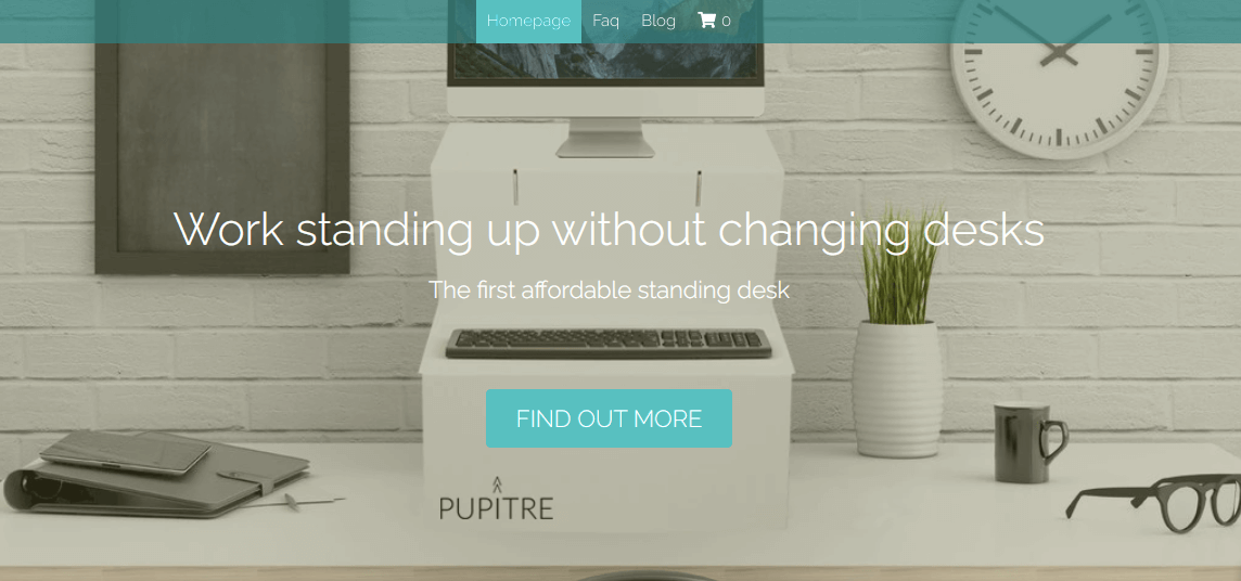 a call-to-action button on a Strikingly user's website a call-to-action button on a Strikingly user's website